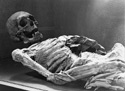 De mummie. Foto: Stichting Pieterskerk Leiden