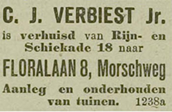 advertentie in het Leidsch Dagblad van 13-06-1922